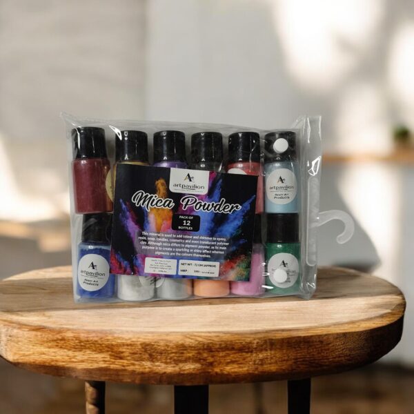Mica Powder Set of 12 Small