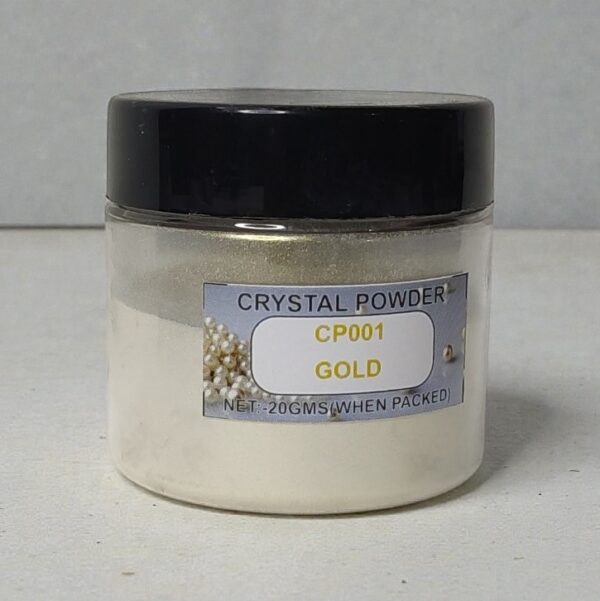 Crystal Powder CP001 Gold 20 Gm